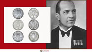 Picture of Greek Five-Coin Set Dedicated to King Paul I of Greece