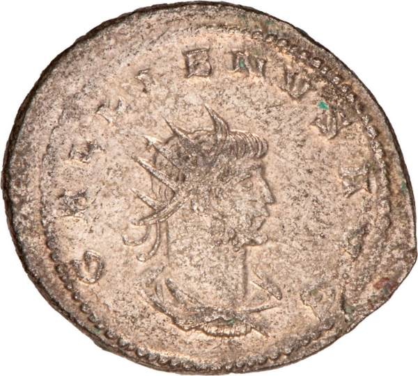 Gallienus, A.D. 253-268, Antioch - A.D. 267-268. Billon Antoninianus._obv