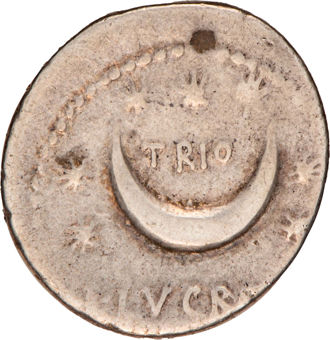 Roman Republic. 74 B.C. - L. Lucretius Trio., Rome. AR Denarius._rev