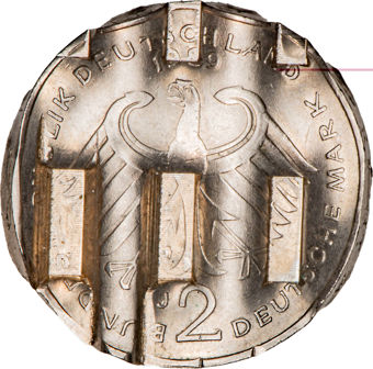 Pair of German Waffle Coins_obv