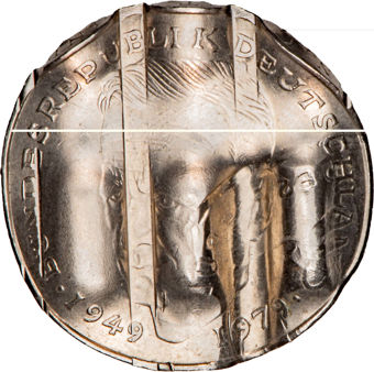Pair of German Waffle Coins_rev
