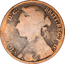 Victoria, Penny, 1879, Very Good