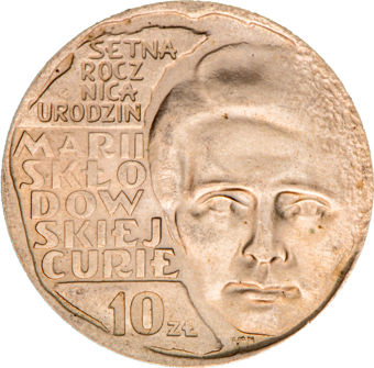 Poland, 10 zloty Marie Curie EF_rev