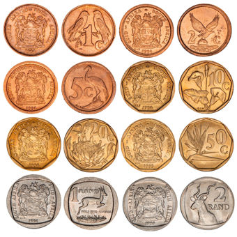South Africa 1990's 8-Coin Set_main