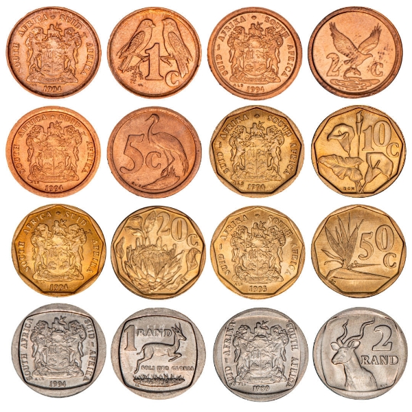 South Africa 1990's 8-Coin Set_main