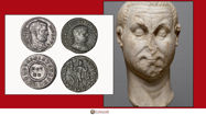 Picture of Ancient Roman coins honouring Licinius (Emperor)