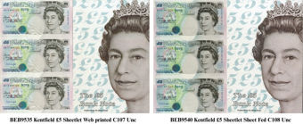 Kentfield £5 Sheetlets