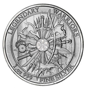 Genghis Khan Silver 1 Ounce Round_rev