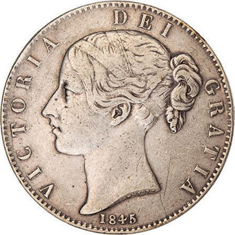 Victoria Young Head Crown About Very Fine_obv