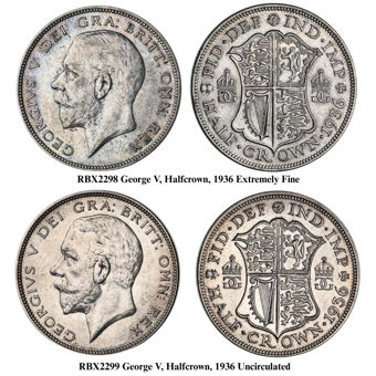 The last Halfcrowns of George V