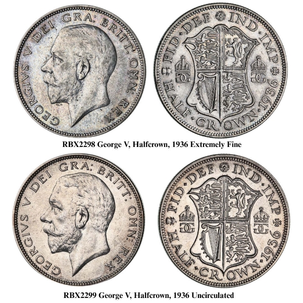 The last Halfcrowns of George V