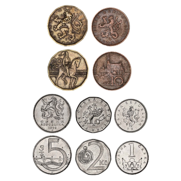 Czech Republic Five Coin Set_main