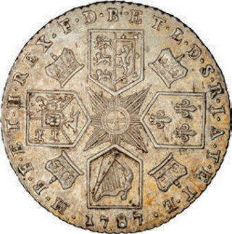 George III 1787 Sixpence Nearly Extremely Fine_rev