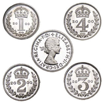Elizabeth II, Maundy Set Unc