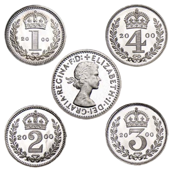 Elizabeth II, Maundy Set Unc
