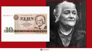 Picture of East Germany ten marks dedicated to Clara Zetkin