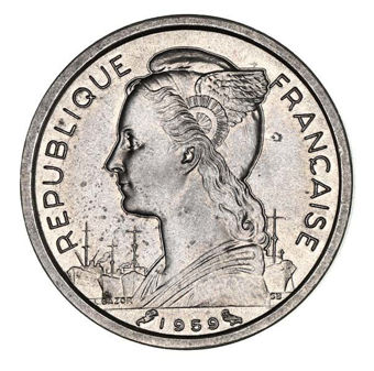 Set of Three French Colonial Coins, Uncirculated_obv_2
