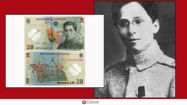 Picture of Romanian Lei Honouring Ecaterinei Teodoroui (a former female soldier)