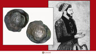 Picture of Billon Trachy Dedicated to Firuz Shah Tughluq (a former Sultan of Delhi)