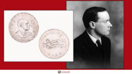 Picture of Irish Shilling Honouring Padraig (Patrick) Pearse (a former Irish freedom fighter)