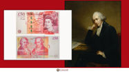 Picture of British £50 Honouring James Watt (former Scottish inventor and mechanical engineer)