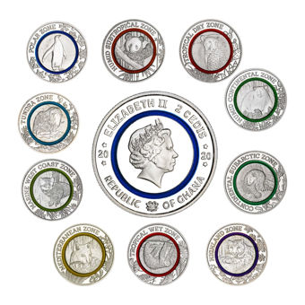 Climate Zones Coin Collecting in Folder