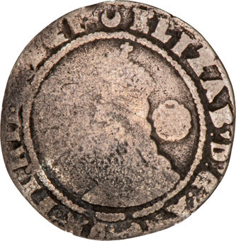 Elizabeth I Sixpence, Fair, ex Ansty Hoard_obv