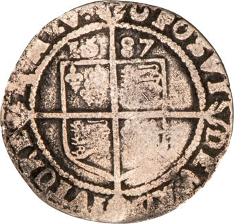 Elizabeth I Sixpence, Fair, ex Ansty Hoard_rev
