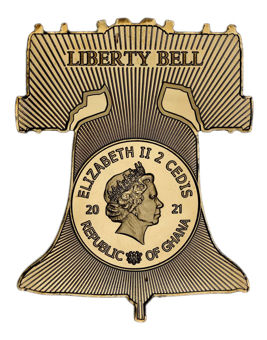Ghana Liberty Bell 2 Cedis 2021_obv