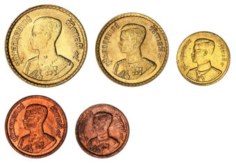 Thailand Five Coin Set_obv