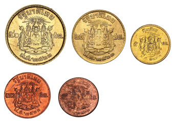 Thailand Five Coin Set_rev