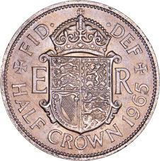 1965 Halfcrown Uncirculated