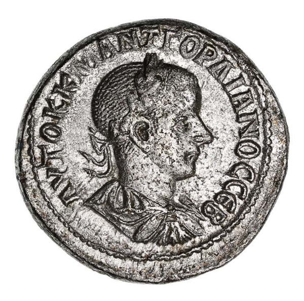 Gordian III 238-244 AD AR Tetradrachm. Good Very Fine_obv