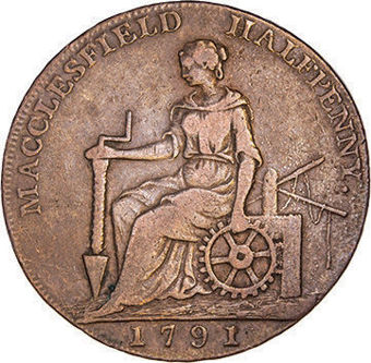 Charles Roe Halfpenny Token Fine_rev