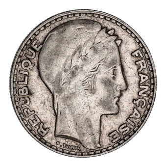 French 10 & 20 Franc Pair, Very Fine_obv_a
