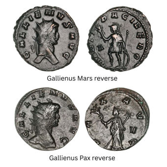 Gallienus 253-268 AD - War and Peace!