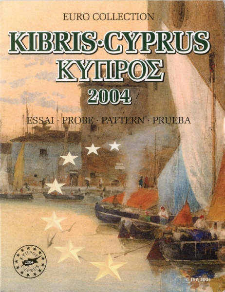 Cyprus, 2004 Prototype Euro Pattern Set_obv