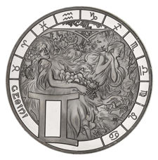 Cameroun, 100 Francs 2020, Gemini Zodiac Silvered Proof