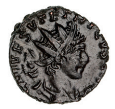 Tetricus II Bronze Antoninianus Extremely Fine_obv