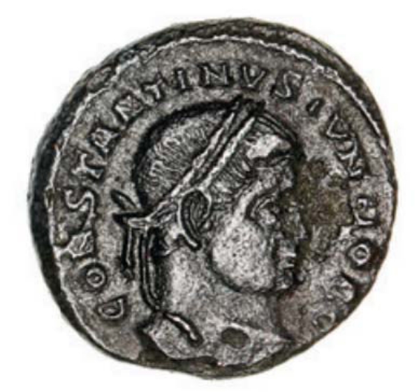 Constantine II as Caesar. A.D. 317-337. Æ 3. 'VOT X' in wreath. About Very Fine._obv