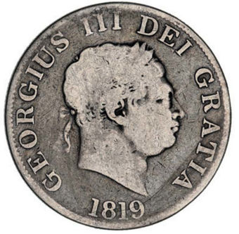 George III Roman Head Halfcrown Fine_obv