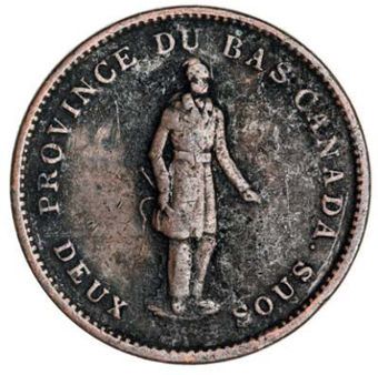 Old Canadian penny tokens_obv_1