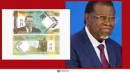 Picture of Namibia 60 Dollars Dedicated to Dr Hugo Gottfried Geingob (former first president & third president)