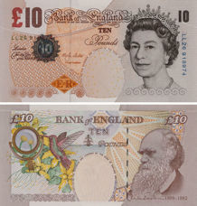 Merlyn Lowther Historical £10 Darwin B391 Replacement Unc
