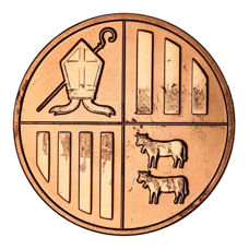 Andorra, 1 Cent 2014, 1 Ounce of Copper without enamel_rev