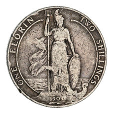 Edward VII Florin 1903 Fine_rev