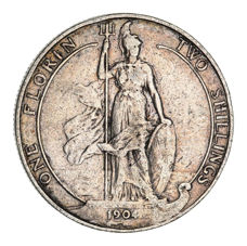 Edward VII Florin 1904 Fine_rev