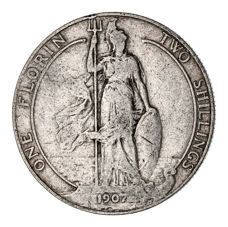 Edward VII Florin 1907 Fine_rev