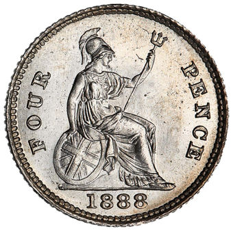 Victoria, Groat 1888 Jubilee Head. Gem Unc_rev