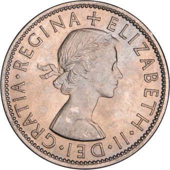 1956 Florin Brilliant Uncirculated_obv